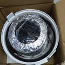3 IN 1 Indoor Dryer Vent Kit Filter Bucket for Electric Dryer with 4-Inch by 8-Feet Proflex Duct (Silver)