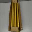 STARLATTA Adjustable Shower Curtain Rod 31-104 Inch, Never Rust Stainless Steel Gold Tension Rod, 1" Heavy Duty No-Drill for Bathroom, Kitchen & Closet