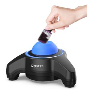 FOUR E'S SCIENTIFIC Vortex Mixer 5600rpm, Paint Shaker Touch Function, Lab Mini Vortex Mixer with an Extra Silicone Cap for Acrylic Miniature Hobby Model Paints Nail Polish Ink