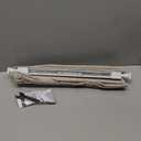 No Tools No Drill Cordless Roman Shades for Indoor Windows 100% Blackout, for Window Size 20" W 48" H Beige