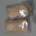 Disposable Organic Cotton Self-Adhesive Pads, Belly Button Patch for Caster Oil, Anti Leakage Design, Breathable & Portable, (Oil Not Included)