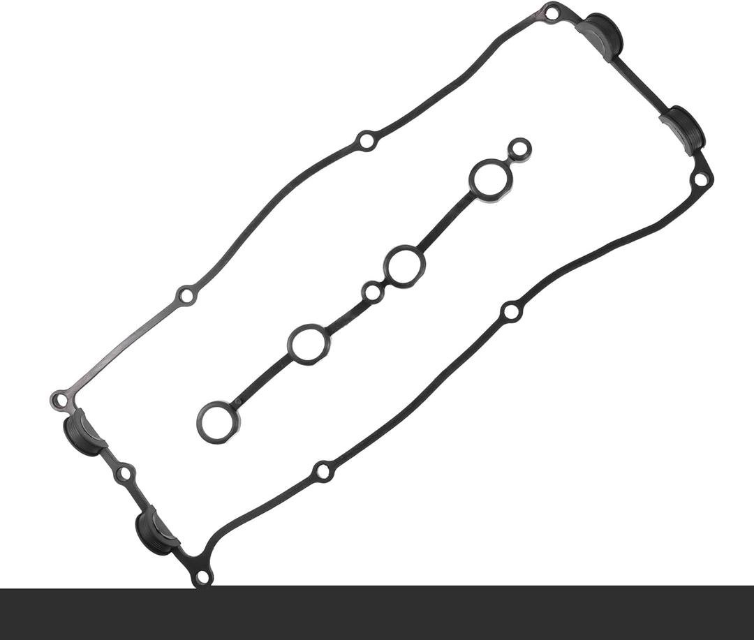 X AUTOHAUX 1 Set VS50550R Engine Valve Cover Gasket for Nissan 240SX 2.4L L4 GAS DOHC 1995-1998 for Nissan Frontier 2.4L L4 GAS DOHC 1998-2004