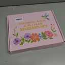 Adult Coloring Book Set with 36 Markers, Spiral Bound Floral & Animal Designs, Relaxing Creative Coloring Book for Adults, Mothers Day Gifts