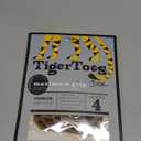 DOK TigerToes Premium Non-Slip Dog Socks for Hardwood Floors - Extra-Thick Grip That Works Even When Twisted - Prevents Licking, Slipping, and Great for Dog Paw Protection (Brown, XL)