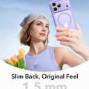 ESR for iPhone 17 Pro Case, Camera Control Cover, Compatible with MagSafe, Shockproof Military-Grade Protection, Magnetic Phone Case for iPhone 17 Pro, Classic Hybrid Case, Frosted Purple