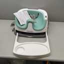 Ingenuity Baby Base 2-in-1 Booster Feeding and Floor Seat with Self-Storing Tray - Mist