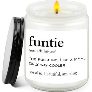 Gifts for Aunt from Niece - Aunt Birthday Gifts Scented Candle Desk Decorations Present for Aunts on Mother's Day or Wedding Gift, Best Auntie Ever Gift New Auntie Presents from Nephew
