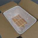 12 Pack Plastic Storage Baskets for Organizing, Storage Baskets for Shelves with Handles, Small Storage Bins with Labels, Organizer Baskets for Cabinet,Closet, Office