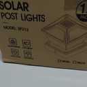 Solar Post Cap Lights Outdoor: 12 Pack 8 LED High Brightness Fence Post Solar Lights, 2 Lighting Colors Waterproof 4x4 Solar Post Lights for Deck Garden Patio Porch Decor, Fit 5x5 Vinyl Wooden Posts