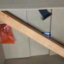 Wooden Stair Handrail, Single Piece Handrails, Complete Kit with Metal Bracket, Safety Anti-Slip Wall Stair Rail for Indoor Elderly Children, for Bars Lofts Kindergarten Guardrail Corridor