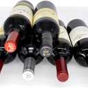 | The Tiny countertop Wine Rack That Also fits in The Refrigerator (Natural Silver)