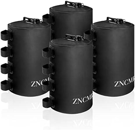ZNCMRR Canopy Water Weight Bag 4 Pack 220 LBS Water Tent Weights Set of 4 Leg Weights for Gazebo Pop Up Canopies Tent (25L Black) ZNCMRR Canopy Water Weight Bag 4 Pack 220 LBS Water Tent Weights Set of 4 Leg Weights for Gazebo Pop Up Canopies Tent (25L Black)