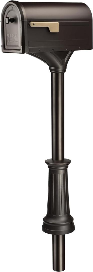 Architectural Mailboxes 7980RZ Roxbury Kit Mailbox, Rubbed Bronze