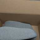 C CUSHION LAB Patented Pressure Relief Seat Cushion for Long Sitting Hours on Office/Home Chair, Car, Wheelchair - Extra-Dense Memory Foam for Hip, Tailbone, Coccyx, Sciatica - Light Grey (Gray)