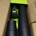 Leaf Blower Cordless with 2 x 4.0Ah Battery and Charger, 780CFM 260MPH Electric Blower with 2 Speeds, 20V Handheld Leaf Cleaner for Lawn Care, Blowing Leaves, Dust, Snow, Gravel for Patio, Yard, Green