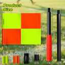 Soccer Referee Flags, 2PCS Referee Kit Detachable Referee Flags