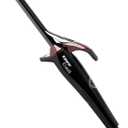 TAIFF Curves | 1/2" Curling Iron – Black Titanium Hair Curler with Clamp | Dual Voltage | 9ft Swivel Cord | Professional Styling Tool for All Hair Types | Fixed Temperature 410°F