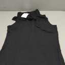 Prettywear Sleeveless Tank Tops for Women V Neck Slim Fit Casual Summer Shirts Ribbed Basic Tee for Daily Wear (X-Large, Black)