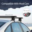 55" Roof Rack Cross Bars,Adjustable Aluminum Crossbars Replacement for Cargo Carrier Kayak Bike Snowboard