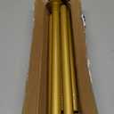 CorkLatta Gold Shower Curtain Rod 31 to 80 Inch,1 Inch Diameter Adjustable Spring Tension Stainless Steel Telescoping Rod,Easy Install,No Rust