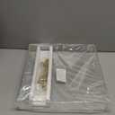 12"x12" Clear Acrylic Serving Tray with Golden Handles, Sturdy Huge Capacity Acrylic Trays for Coffee, Juice, Kitchen and Desk Organizer, Storage Tray (12"x12")