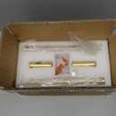 20.4 Inch Hardwired Wall Sconces Set of Two, 3000K Warm White Dimmable Modern Wall Sconces, 350 Rotate LED Light Fixtures Wall Lamp for Bathroom Living Room Bedroom Bedside, Gold