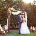 White Wedding Arch Draping Fabric, 63" x 32Ft Wedding Arch Drapes Tulle Fabric Drapery Sheer Backdrop Curtains for Wedding Ceremony Arch Stage Party Ceiling Dcor