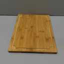 Extra Large Cutting Board, 17.6" Bamboo Cutting Boards for Kitchen with Juice Groove and Handles Kitchen Chopping Board for Meat Cheese board Heavy Duty Serving Tray, XL, Empune