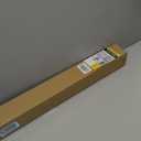 UNISHADES no Drill Cordless Roman Shades for Windows, 33" W 64" H - 100% Blackout - Linen - Beige
