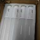 JESLED 4FT T8 LED Bulbs 12 Pack, 18W 2400LM 4000K Neutral White, Hybrid Type A+B Plug and Play or Ballast Bypass, T10 T12 Fluorescent Bulbs Replacement, Single/Double End Powered, ETL