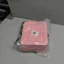 Medium Cash Box with Combination Lock Safe Metal Money Box with Money Tray for Security Lock Box 7.87x 6.30x 3.54Inch Pink Medium