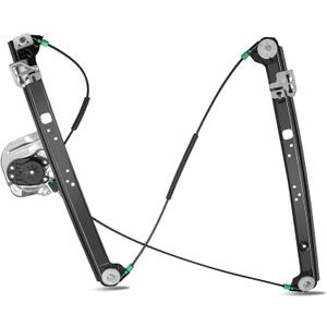 Front Right Passenger Side Power Window Regulator Without Motor Compatible with BMW X5 E53 Sport Utility 2000 2001 2002 2003 2004 2005 2006, 740-489