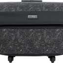 Everything Mary 4 Wheels Collapsible Deluxe Sewing Machine Storage Case - Rolling Trolley Carrying Bag for Brother, Singer