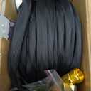 Flexible Garden Hose 100 FT, Ultra Lightweight Water Hoses 100FT w/10 Function Sprayer and 3/4" Brass Fittings, Kink-Free, Sturdy, Abrasion Resistant for Yard, Lawn, Outdoor and Gardening(Black)