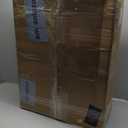 Tall Drafting Chair with Lumbar Support and Footrest Ring, Supportive Tall Extended Height Ergonomic Desk Chair for Home Work, Breathable Mesh Office Chair with Flip up Arms(Black)