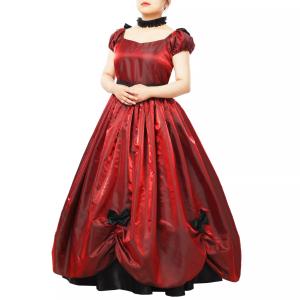 Victorian Ball Gown Dress Womens Medieval Renaissance Dress Costume S