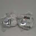 HASKO 2-Pack Suction Cup Soap Holder  Bar Soap Dish for Shower with Hooks for Bathroom  Optional Mounting with Adhesive Tape  Includes 2 Soap Savers  Polished Stainless Steel SS304