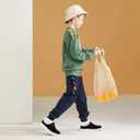 Felabo Kids Boys Girls Slip-On Casual Loafers Canvas Walking Shoes Comfortable & Lightweight (Toddler/Little Kid/Big Kid) (Xfq1314black)