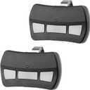 2 Garage Door Remotes for Genie Intellicode (GITR-3, 37517S)