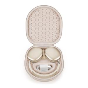 Smart Case for New Apple AirPods Max Supports Sleep Mode, Hard Organizer Portable Carry Travel Cover Storage Bag (Starlight)