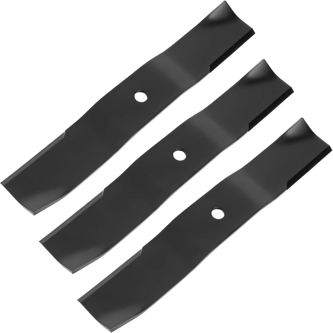 108-1125 Mower Blades for 44" Deck, 54-0010 High Lift Lawn Mower Blades Compatible with A riens Toro TimeCutter Z ZX Z Master, Replaces 54-0010-03, 55-4940, 55-4940-03, 55-4940-09, 3 Pack