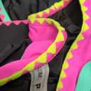popvil High Waisted Bikini Sets for Women Tummy Control Swimsuits 3 Piece Bathing Suits Neon Swimwear with Skirt 2026, Size: Medium