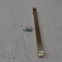 Amerock Overton 8-13/16 inch (224mm) Center-to-Center Golden Champagne/Satin Nickel Cabinet Pull, BP36684BBZG10