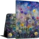 Case for Amazon Kindle Fire Max 11 Tablet (13th Gen, 2023 Release) 11" PU Leather Slim Folding Adjustable Stand Smart Cover with Auto Wake/Sleep for Fire 11 Max Tablet,Watercolor Wildflower 