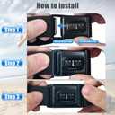 Nylon-Strap Compatible-With Whoop-4.0 Band - Adjustable- Breathable Replaceable Wristband, Stretchy Sports Bands for Men Women, 24cm Wristband for Hiking/Running/Outdoor (Gray)