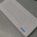 Wireless Keyboard and Mouse Combo, Full-Sized Wireless Keyboard and Adjustable DPI Mouse, 2.4GHz USB Receiver, Silent Keyboard and Mouse for PC, Windows, MAC, Desktop, Laptop (Avocado Green)