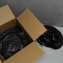 WB31M20 WB31M19 Porcelain Drip Pans and WB30M1 WB30M2 Electric Stove Burners Replacement for G*E Hot*Point Stove Top, Include 4 Pack Black Drip Pan Bowls and 4 Pack Surface Element Coil by Fetechmate