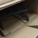 Mr IRONSTONE Fireplace Grate 30 inch Solid Steel Heavy Duty Firewood Log Burning Rack Fire Grates for Outdoor Kindling Tools Pit Indoor Fireplace Log Holder Wrought Iron Wood Stove