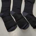 FITRELL 3 Pairs Compression Socks for Women and Men 20-30mmHg-Circulation Support Socks (Large-X-Large, Black)