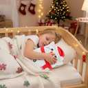 Christmas Snowman Cat Stuffed Animal Plush Toys, Cute Christmas Stuffed Snowman Kitty Toy Gifts for Kids Girls Baby, Holiday Winter Kitten Plushies Gifts and Xmas Party Decorations